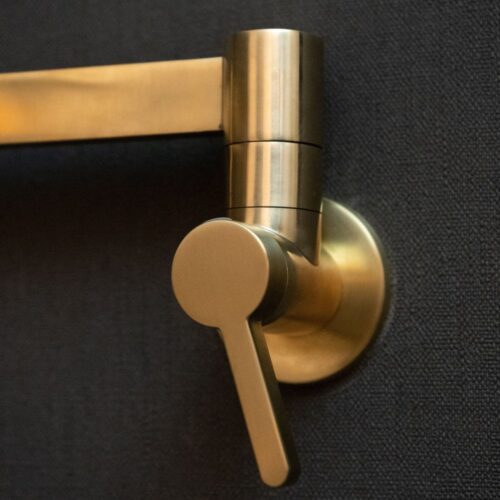 Brushed Brass Pot Filler Faucet - Image 5