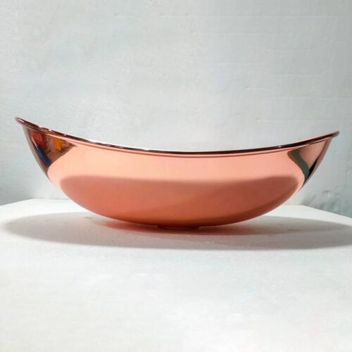 Copper Handfracted Vessel Bathroom Sink - Image 6