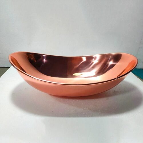 Copper Handfracted Vessel Bathroom Sink - Image 7