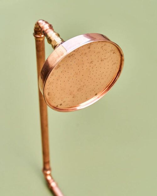 Handcrafted Solid Copper Head Shower For Outdoor Works - Image 2