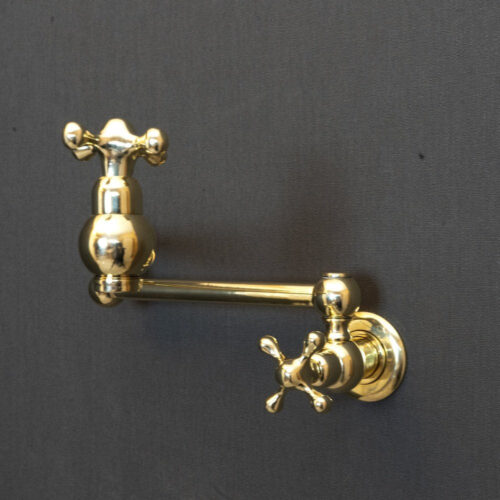 Unlacquered Brass Cross Pot Filler - Image 14