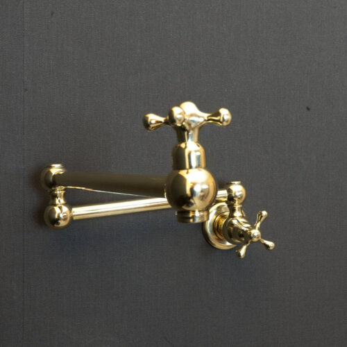 Unlacquered Brass Cross Pot Filler - Image 11