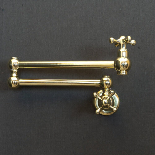 Unlacquered Brass Cross Pot Filler - Image 17