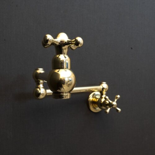 Unlacquered Brass Cross Pot Filler - Image 13