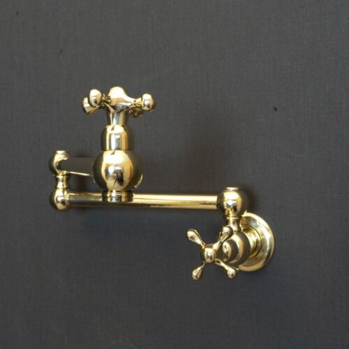 Unlacquered Brass Cross Pot Filler - Image 16