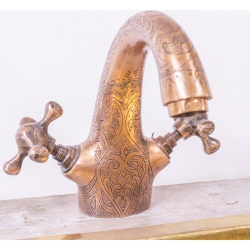 Engraved Cooper Faucet