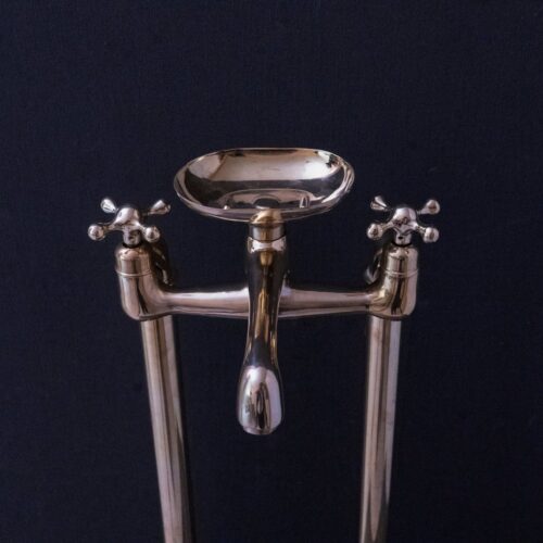 Free Standing Clawfoot Faucet With Brass soap holder - Image 6