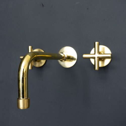 Handcrafted Brass Wall Mounted Faucet - Image 6