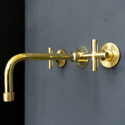 Handcrafted Brass Wall Mounted Faucet - Image 5