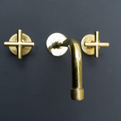 Handcrafted Brass Wall Mounted Faucet - Image 7