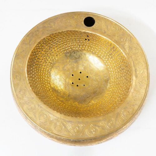 Handcrafted Engraved Oval Vessel Sink - Image 2