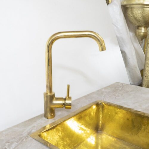 Handcrated Lever Handle Mixer Kitchen And Bathroom Faucet - Image 2