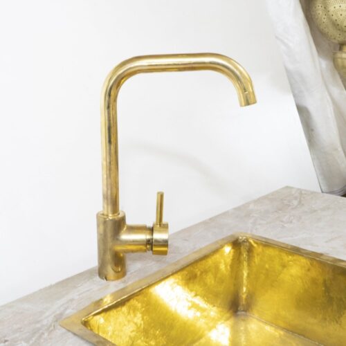 Handcrated Lever Handle Mixer Kitchen And Bathroom Faucet - Image 6