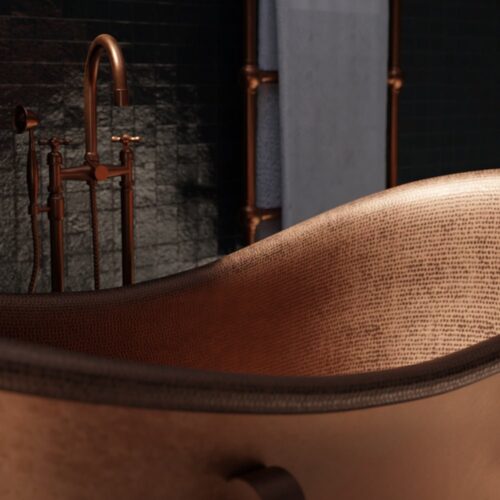 Lexie Copper Freestanding Tub - Image 5