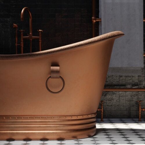 Lexie Copper Freestanding Tub - Image 2