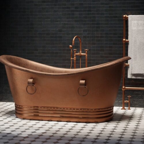 Lexie Copper Freestanding Tub - Image 6