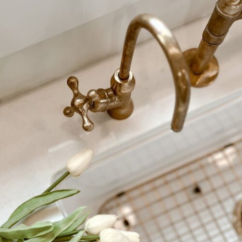 Unlacquered brass water filter faucet - Image 2