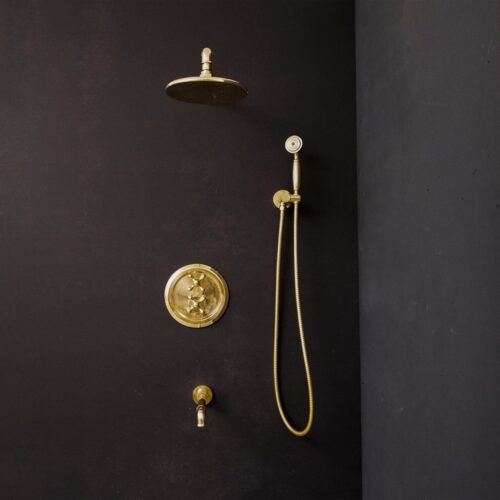 Solid Brass Luxury Thermostatic Shower Set - Image 4