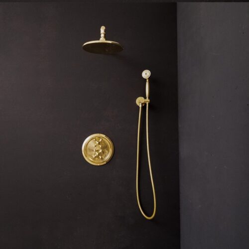 Solid Brass Luxury Thermostatic Shower Set - Image 2