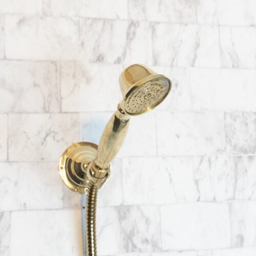 Solid Brass Shower System With Handheld Shower - Image 2