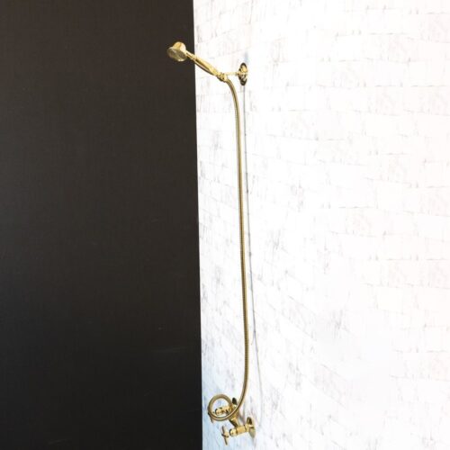 Solid Brass Shower System With Handheld Shower