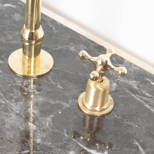 The Bell Widespread Unlacquered Brass Kitchen Faucet - Image 10