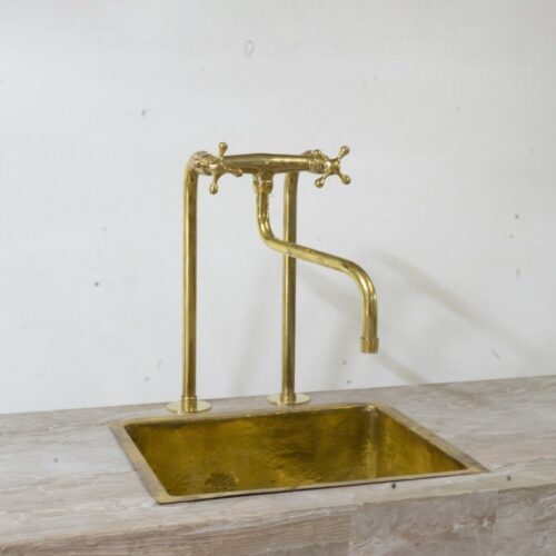 The Downward Spout Brass Kitchen Faucet