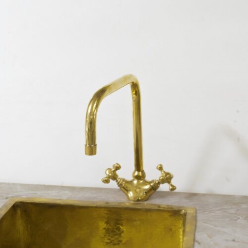 Unlacquered Brass Bathroom Faucet - Image 2