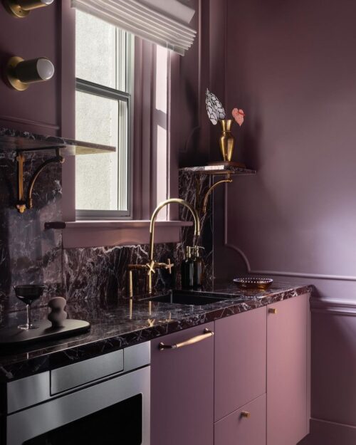 Unlacquered Brass Bridge Kitchen Faucet - Image 7