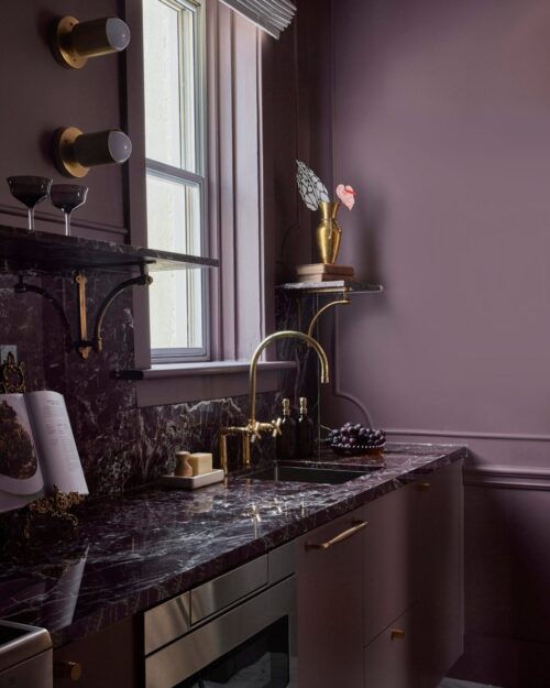 Unlacquered Brass Bridge Kitchen Faucet - Image 4