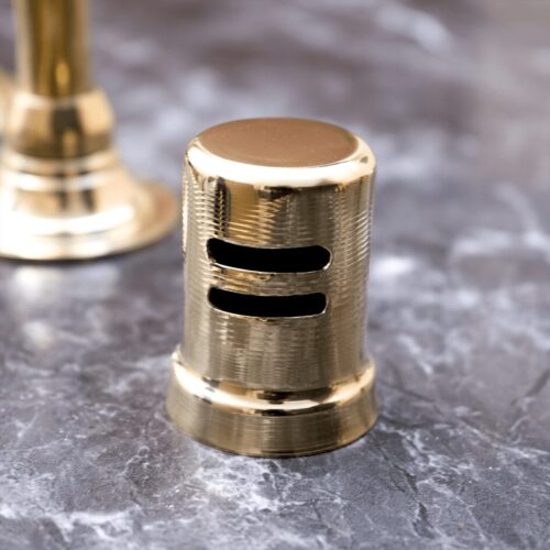 Unlacquered Brass Dishwasher Air Gap Cover - Image 2