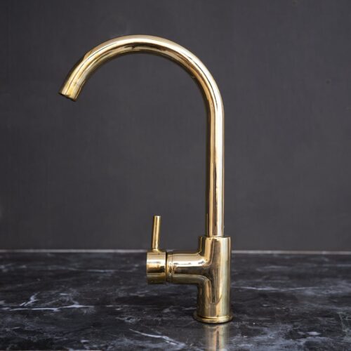 Unlacquered Brass Faucet 360 Degree