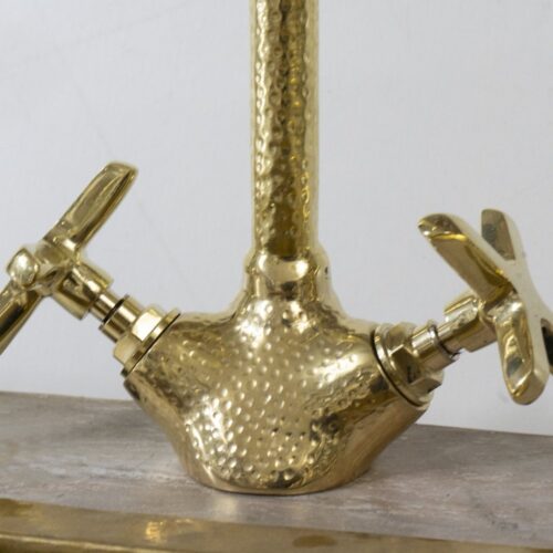 Unlacquered Brass Gooseneck Brass Faucet - Image 2