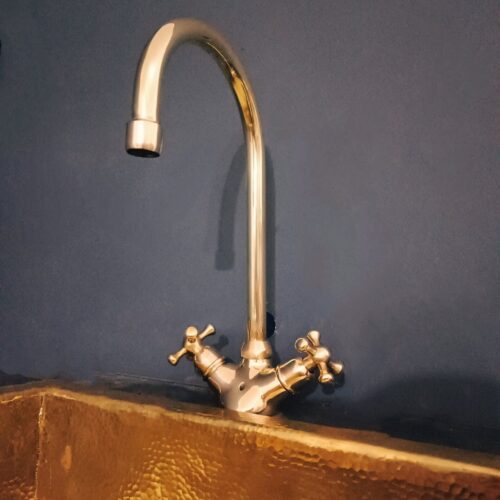 Unlacquered Brass Gooseneck Faucet - Image 2