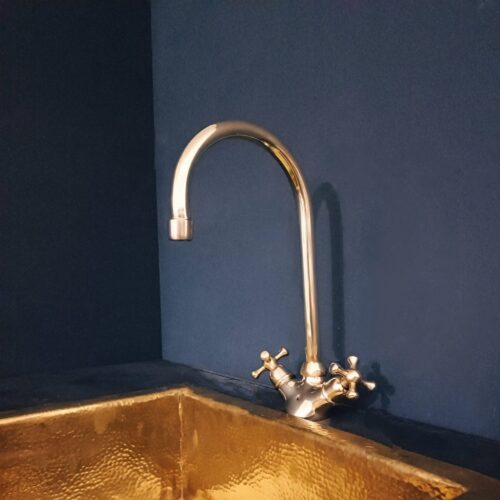 Unlacquered Brass Gooseneck Faucet - Image 3