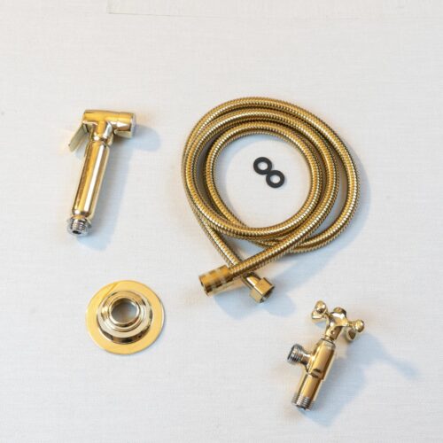 Unlacquered Brass kitchen side sprayer - Image 3