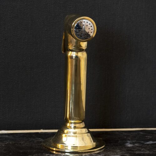 Unlacquered Brass kitchen side sprayer - Image 4