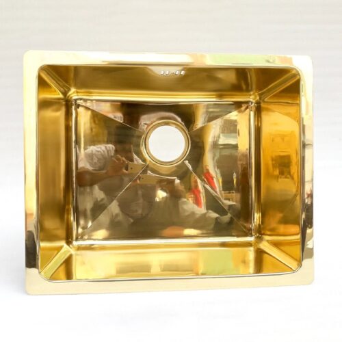 Unlacquered Brass Kitchen Sink - Image 4