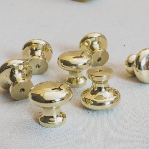 Unlacquered Brass knobs - Image 3