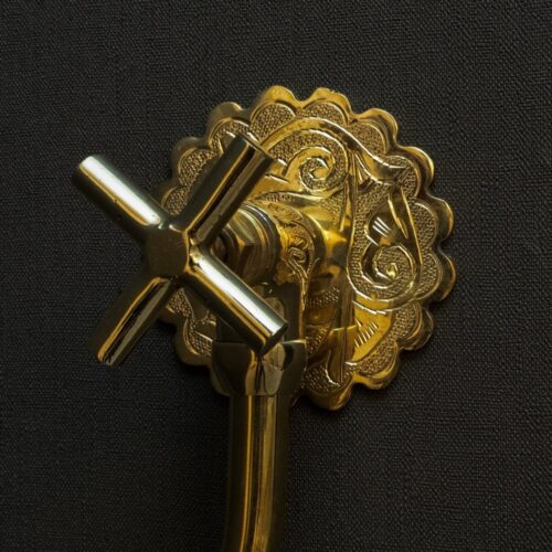 Unlacquered Brass Wash Foot Faucet - Image 2