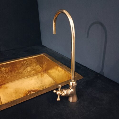 Unlacquered brass water filter faucet - Image 2