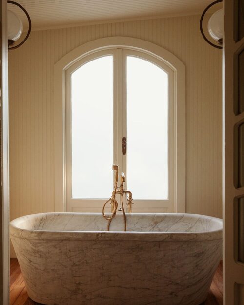 Unlacquered Brass Freestanding Bathtub - Image 3