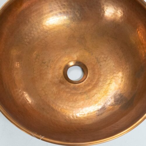 Vessel Sink Copper and Wood - Image 3