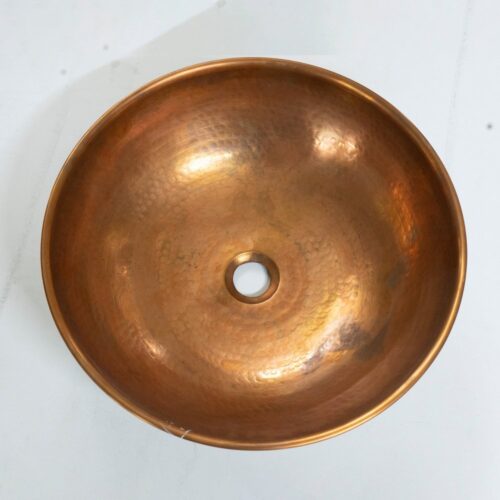 Vessel Sink Copper and Wood - Image 5