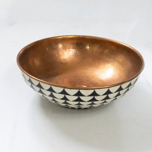 Vessel Sink Copper and Wood