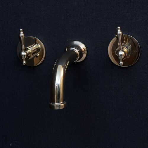 Wall Mounted Handcrafted Faucet With Lever Handles - Image 5